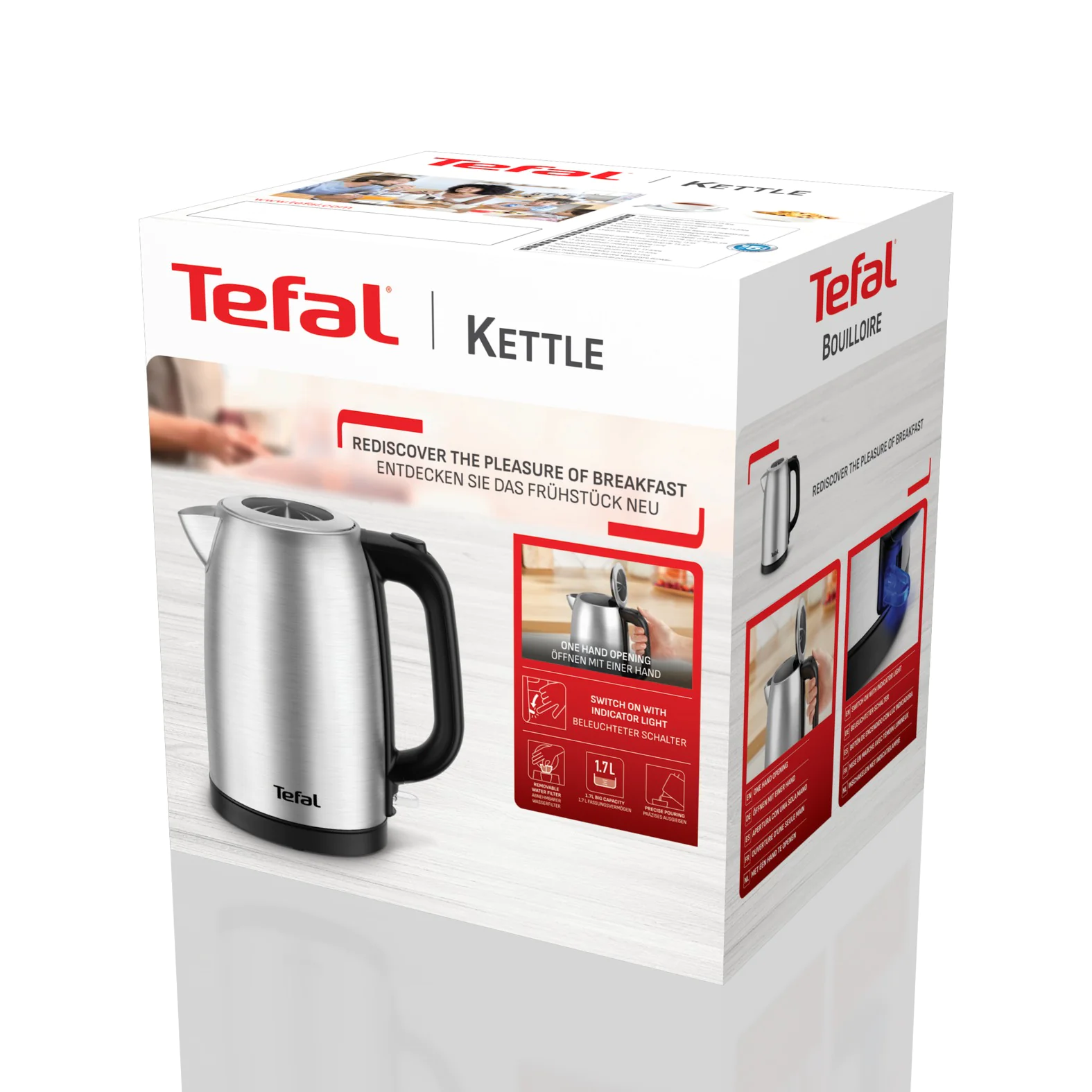 Електрочайник Tefal Stainless Steel Kettle KI1R0DE0