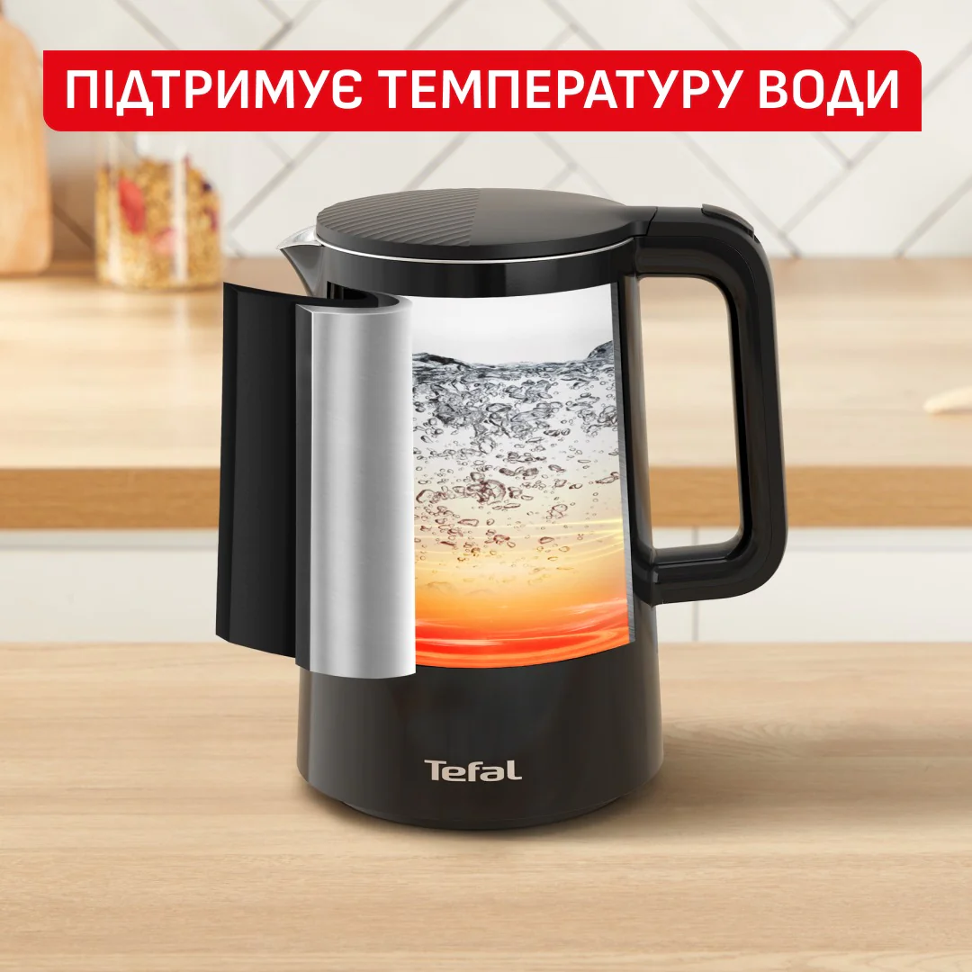 ᐉ Електрочайник Tefal Thermo Protect Control KO6518E0 ➡ купити в