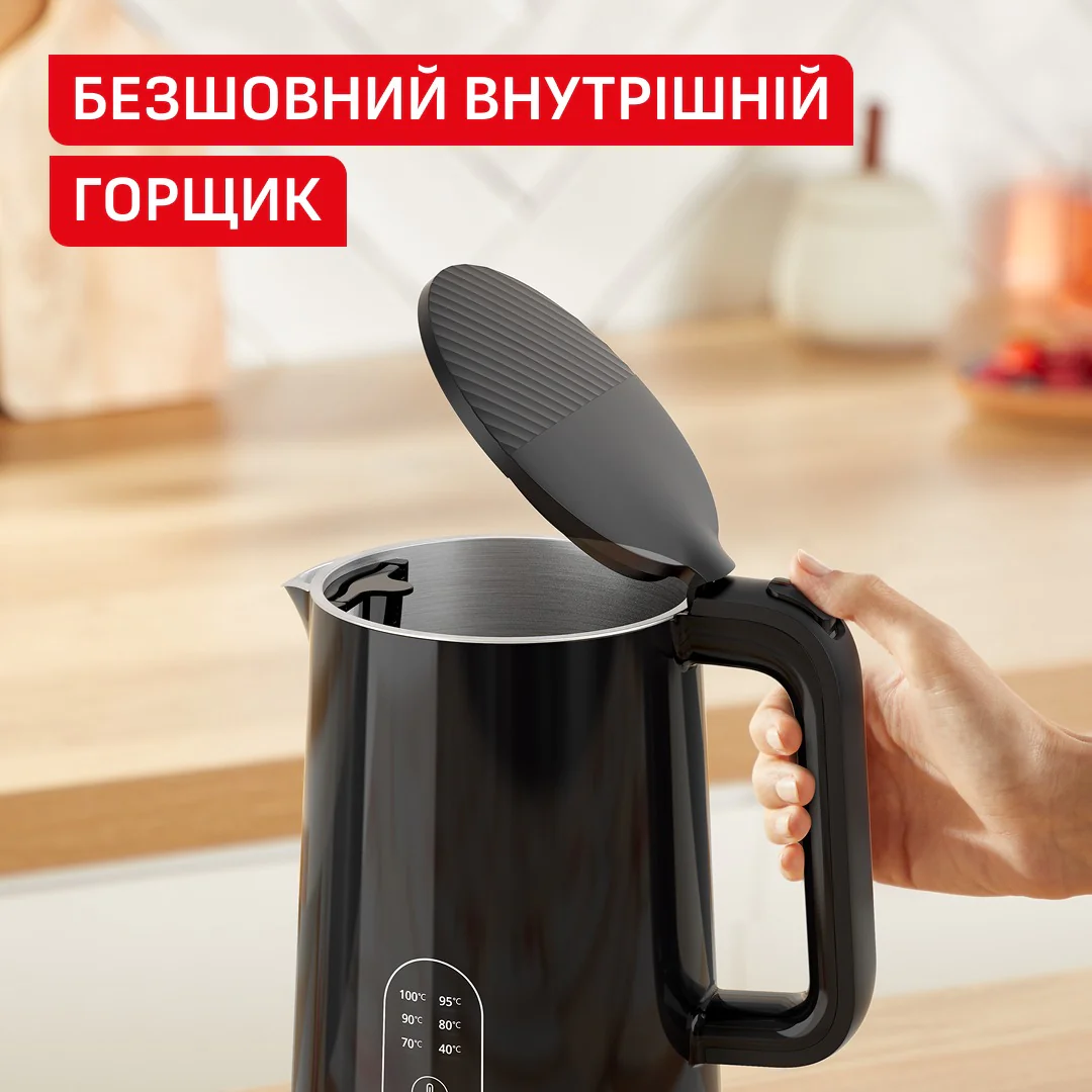 ᐉ Електрочайник Tefal Thermo Protect Control KO6518E0 ➡ купити в