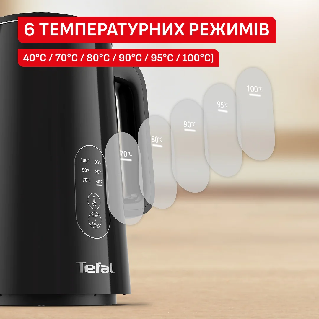 Електрочайник Tefal Thermo Protect Control KO6518E0