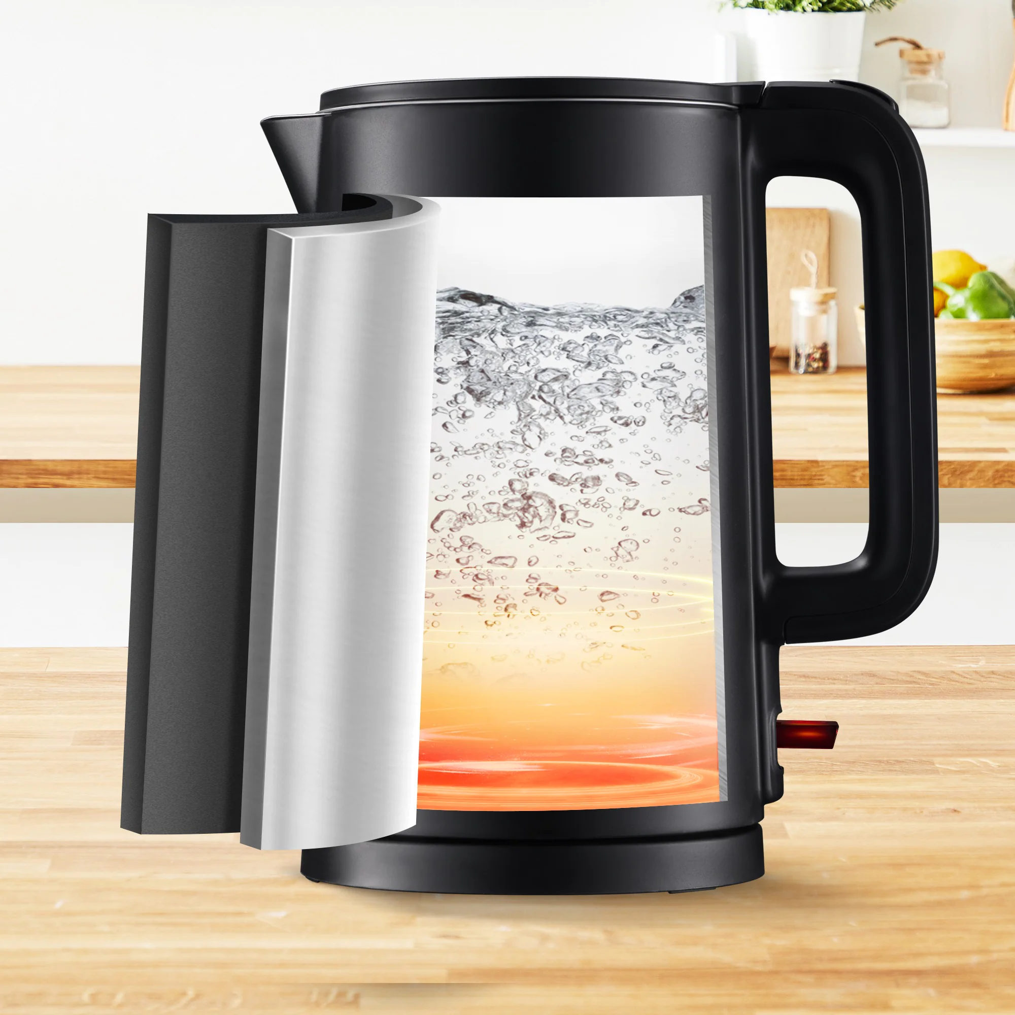 Електрочайник Tefal Thermo Protect KO1408E0 