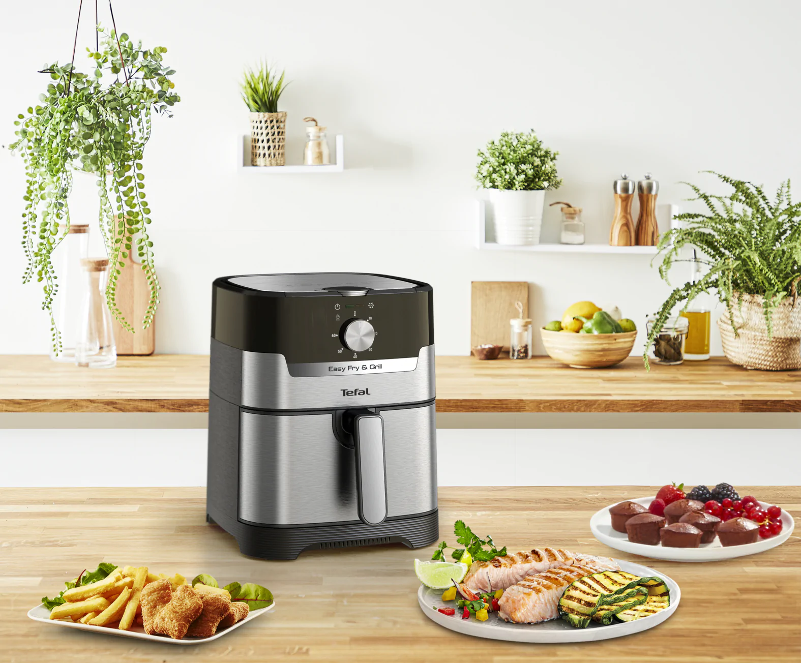 Мультипіч (Аерогриль) TEFAL Easy Fry&Grill EY501D15