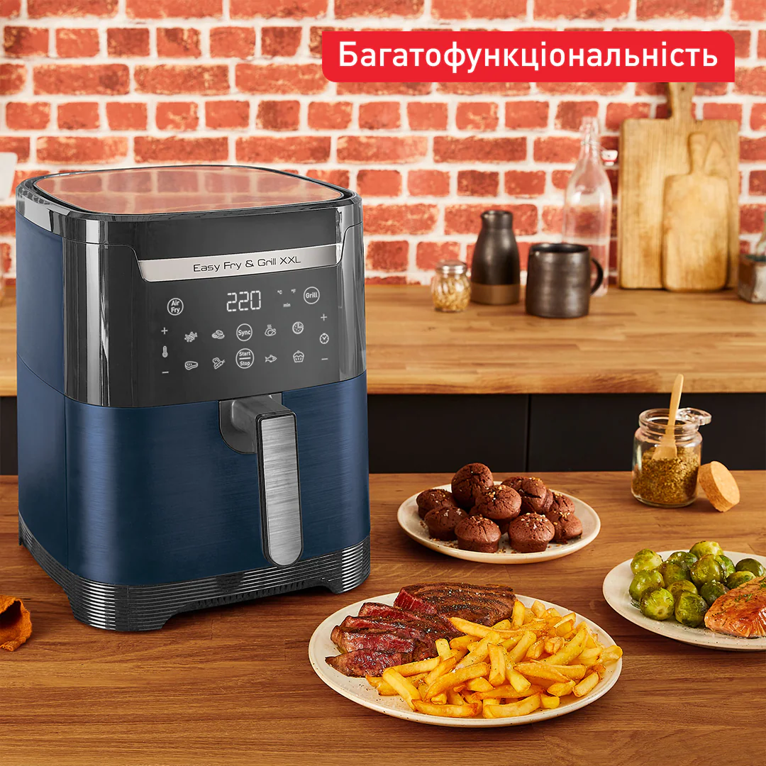 Мультипіч (Аерогриль) Tefal EASY FRY & GRILL XXL EY801410