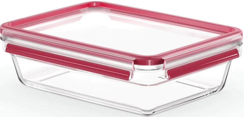 Форма для запікання квадратна з кришкою Tefal MasterSeal Glass скло 800 мл N1041410