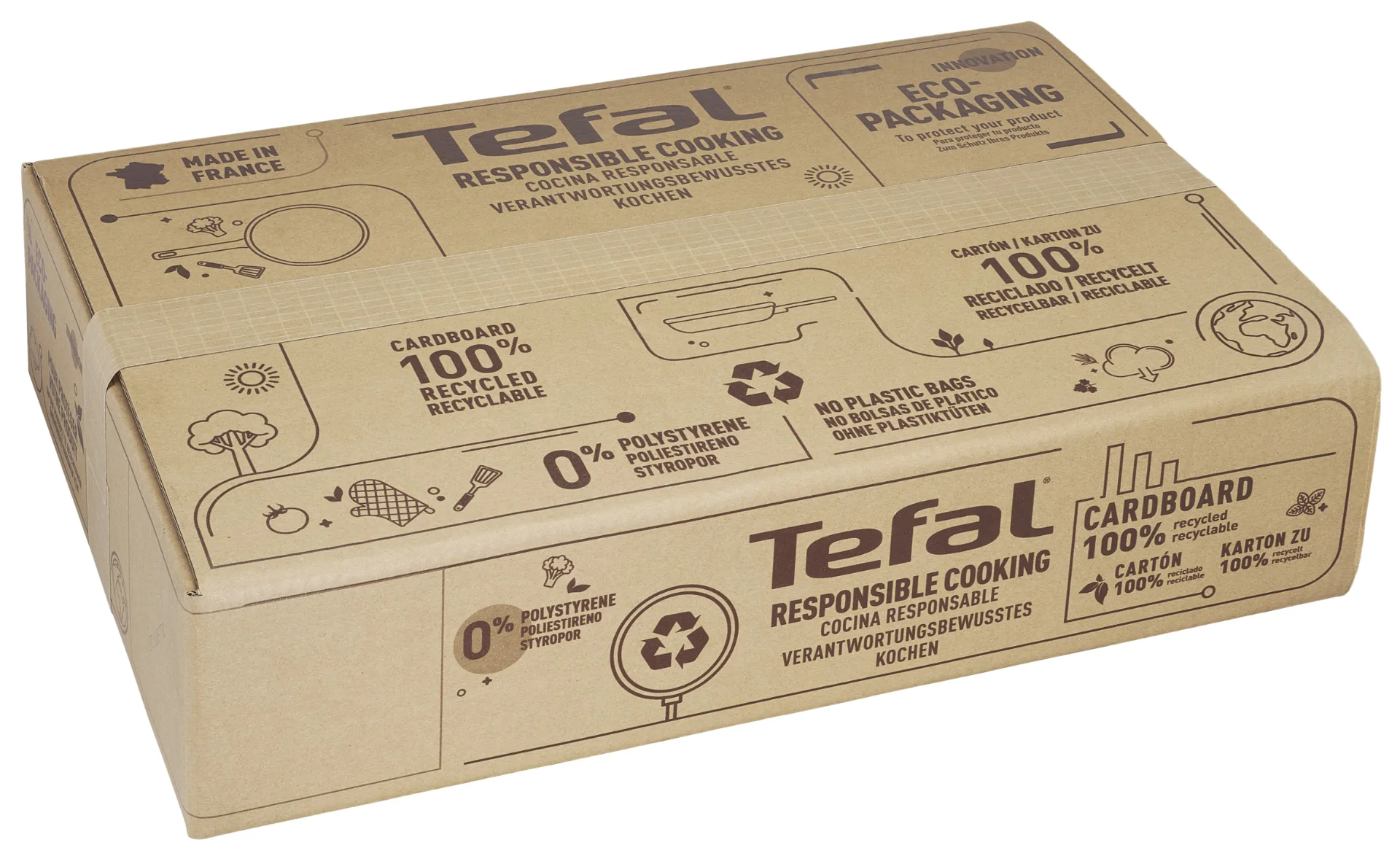 Кастрюля з кришкою Тefal Unlimited ON 28 см G2597283