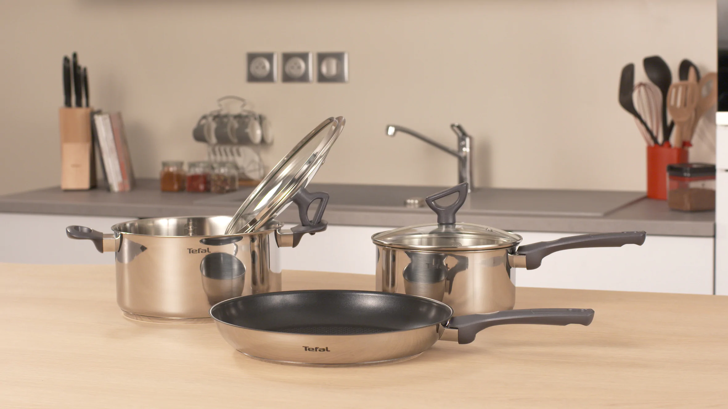 Набір посуду з 8 предметів Tefal Daily Cook G712S855
