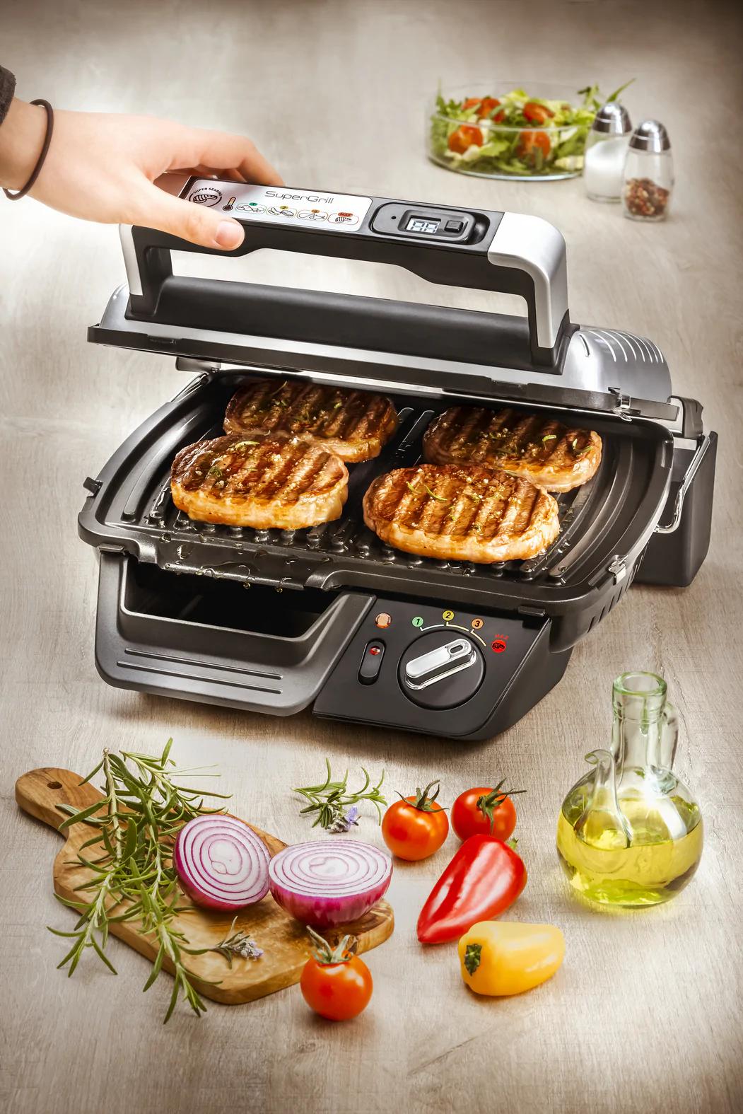 Гриль Tefal SUPERGRILL GC451B12