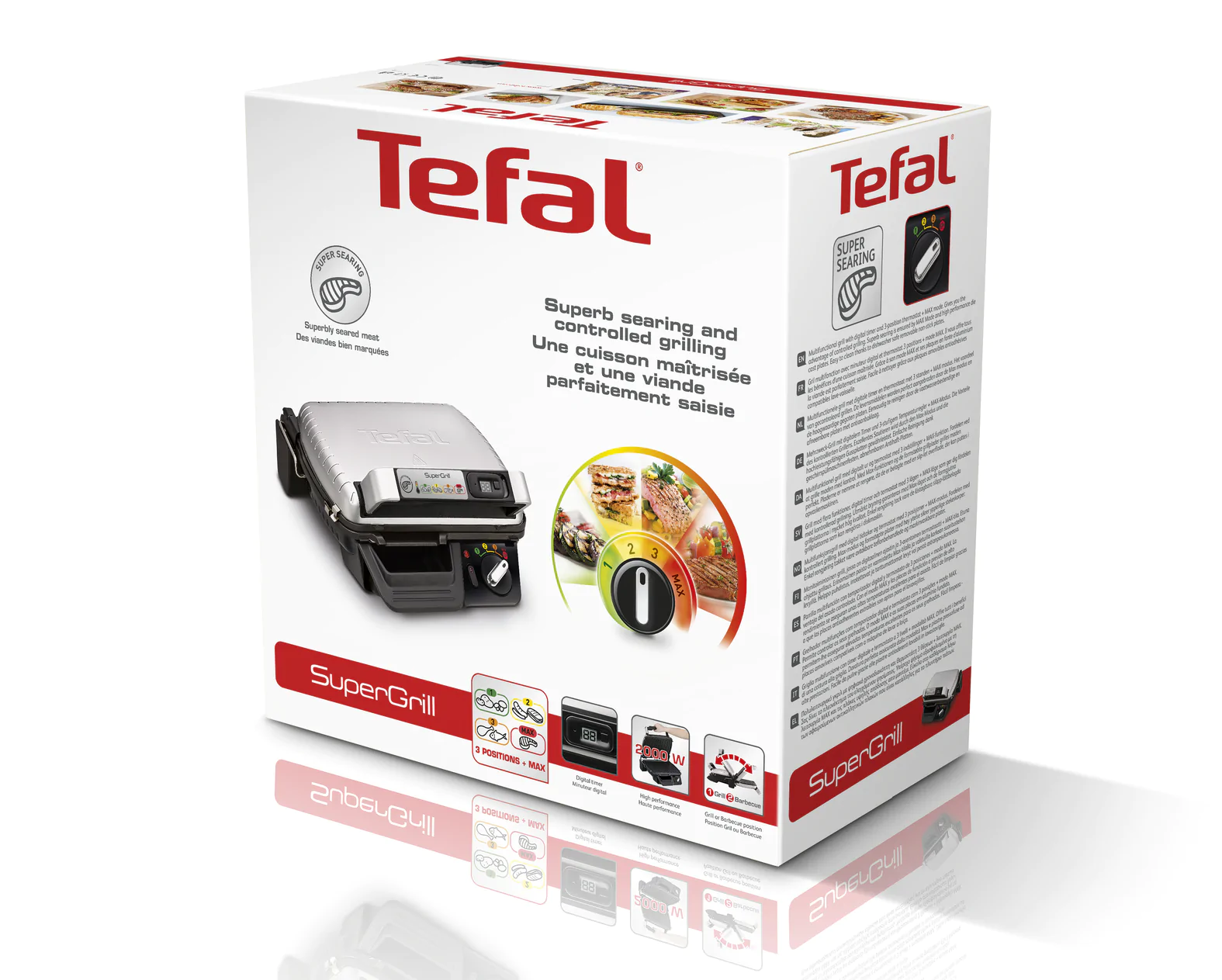 Гриль Tefal SUPERGRILL GC451B12