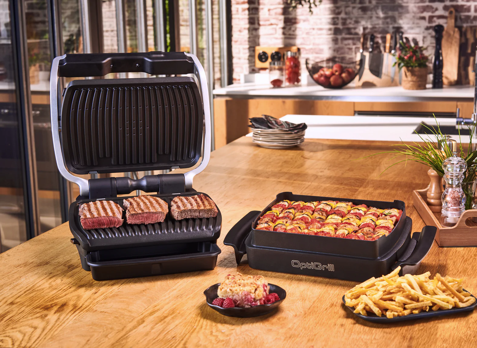Гриль Tefal OPTIGRILL+ GC712D34