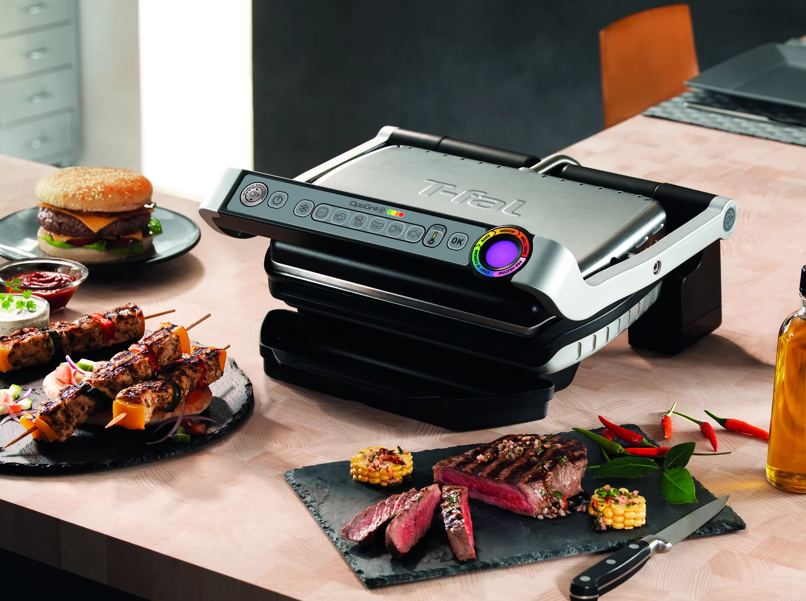 Гриль Tefal OPTIGRILL+ GC712D34