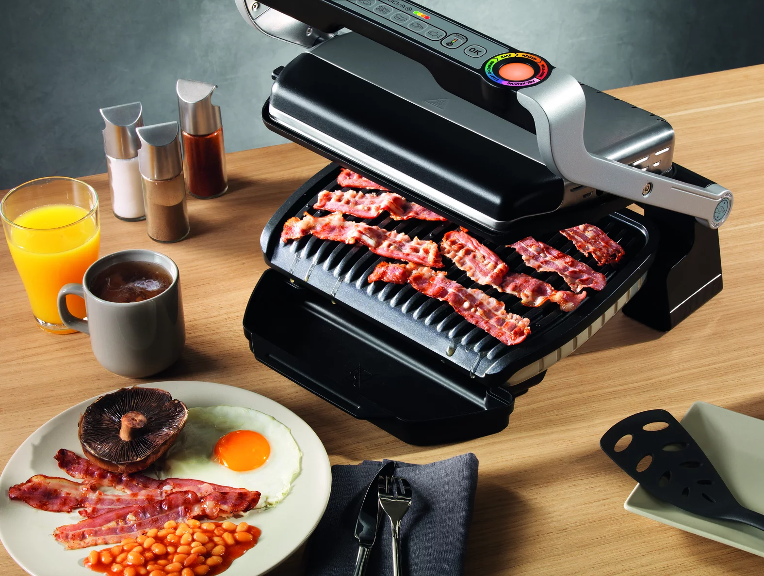 Гриль Tefal OPTIGRILL+ GC712D34