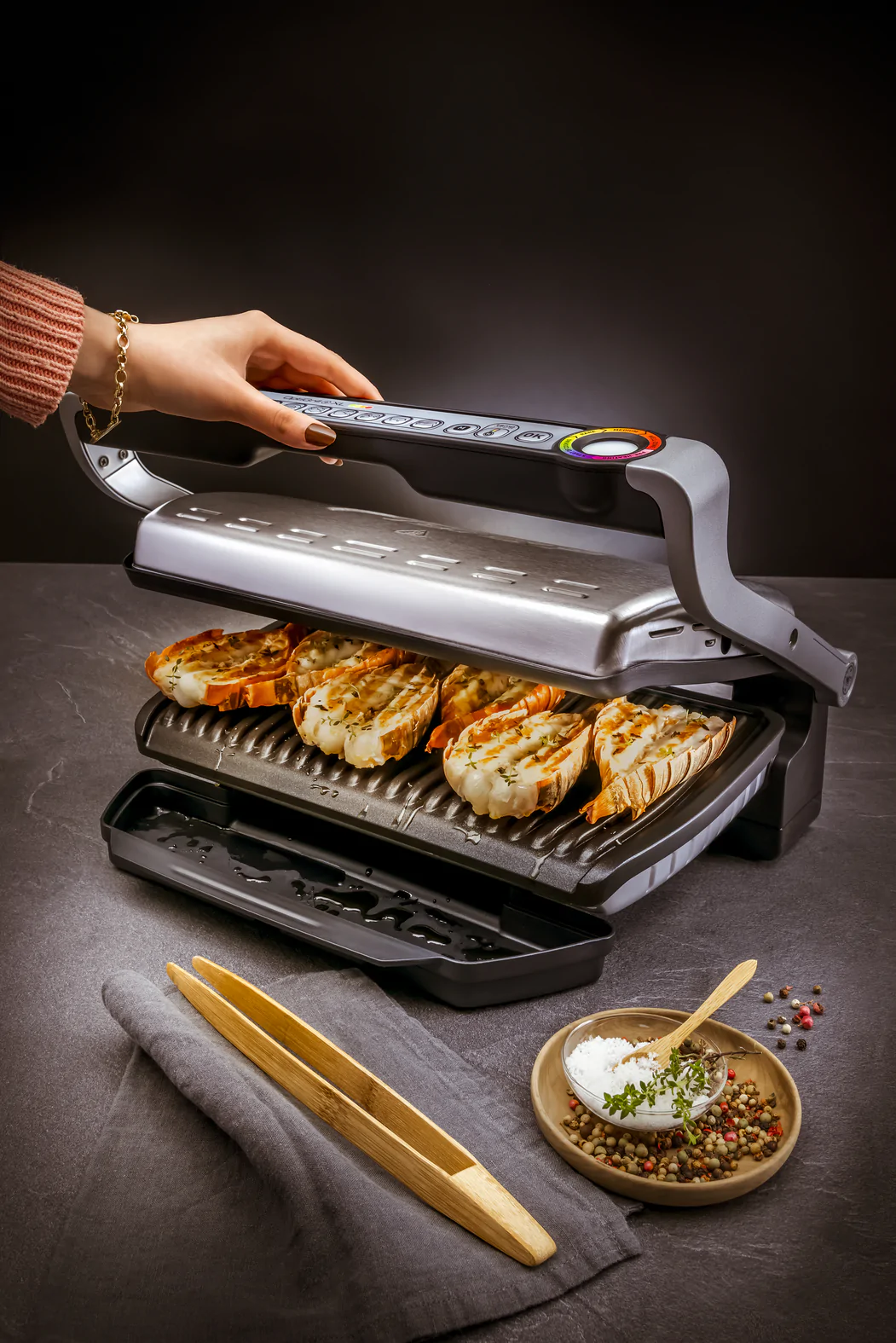 ᐉ Гриль Tefal OPTIGRILL+ XL SNACKING&BAKING GC724D12 ➡ купити в