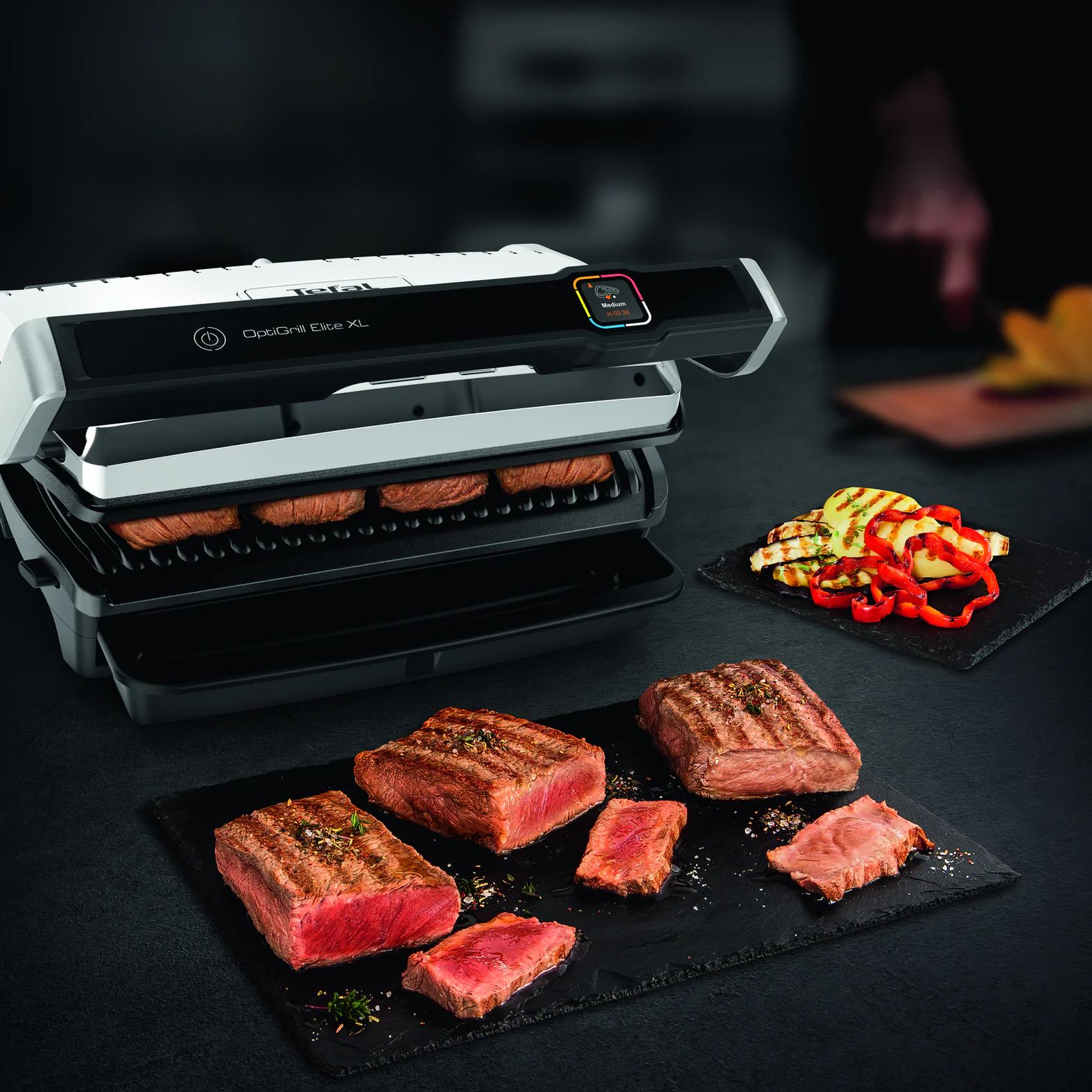 Гриль Tefal OPTIGRILL ELITE XL GC760D30