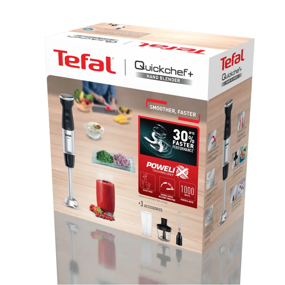Блендер заглибний Tefal Quickchef+ 3в1 HB673830