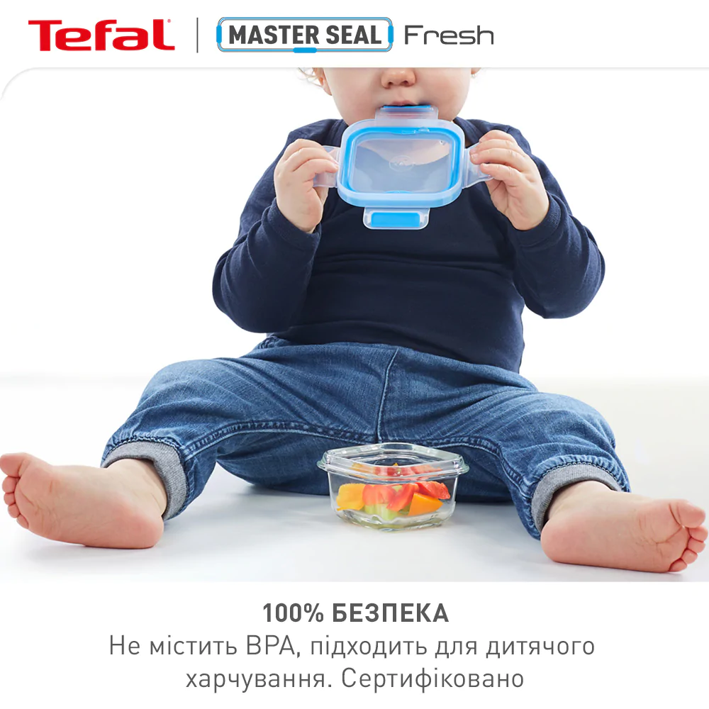 Контейнер прямокутний Tefal MasterSeal 1 л K3021212