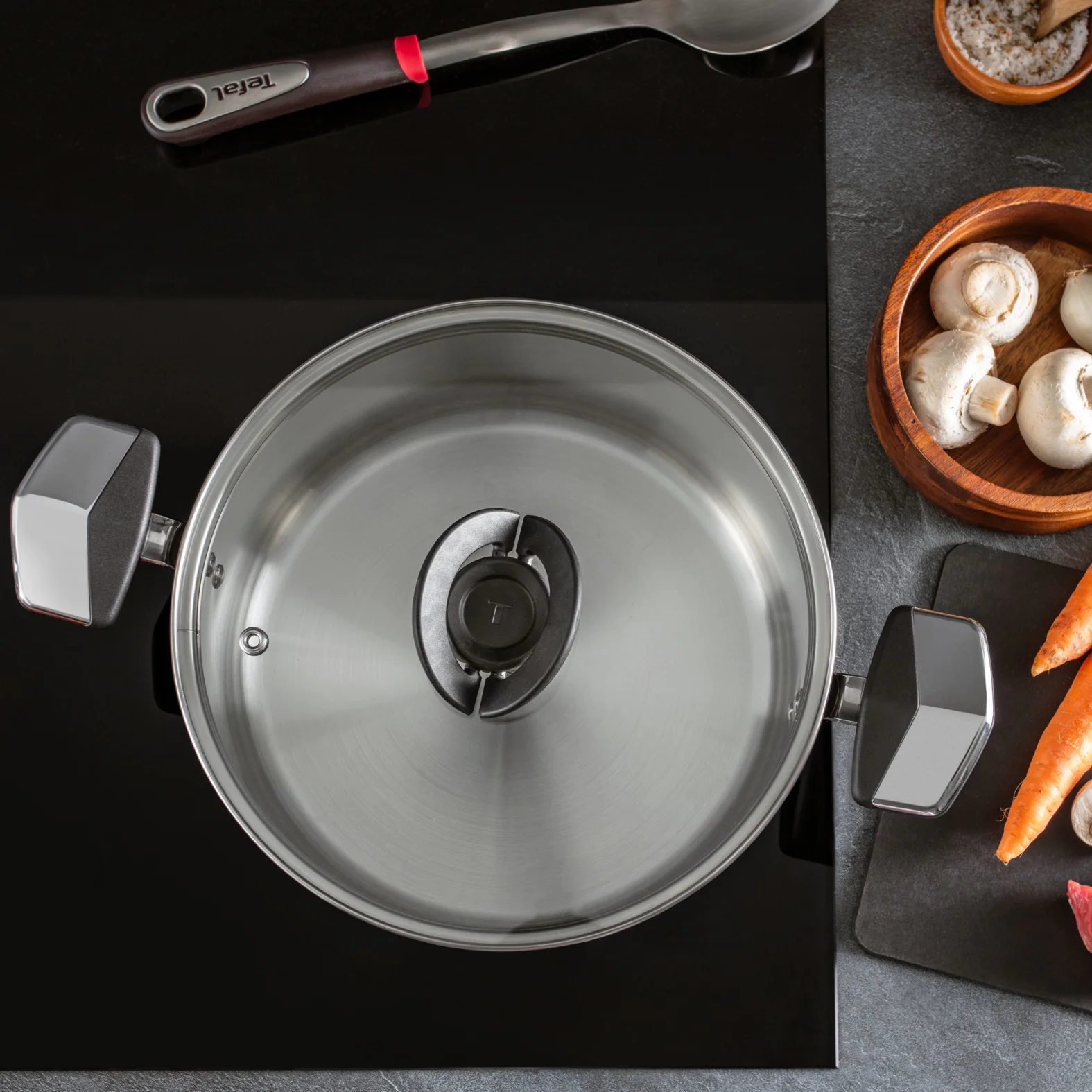 Каструля Tefal Space+ Emotion+ 22 см (6,4 л) E3286145