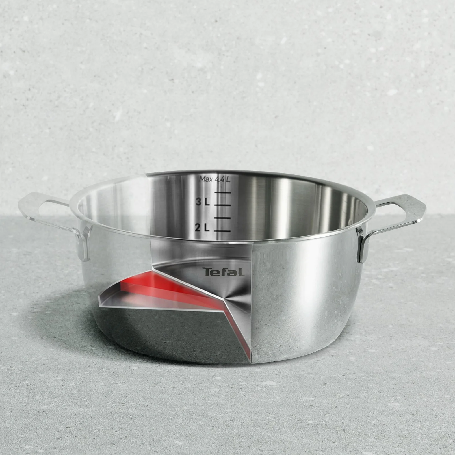 Каструля з кришкою Tefal Emotion+ Gourmet 24 см (4,4 л) E3394655