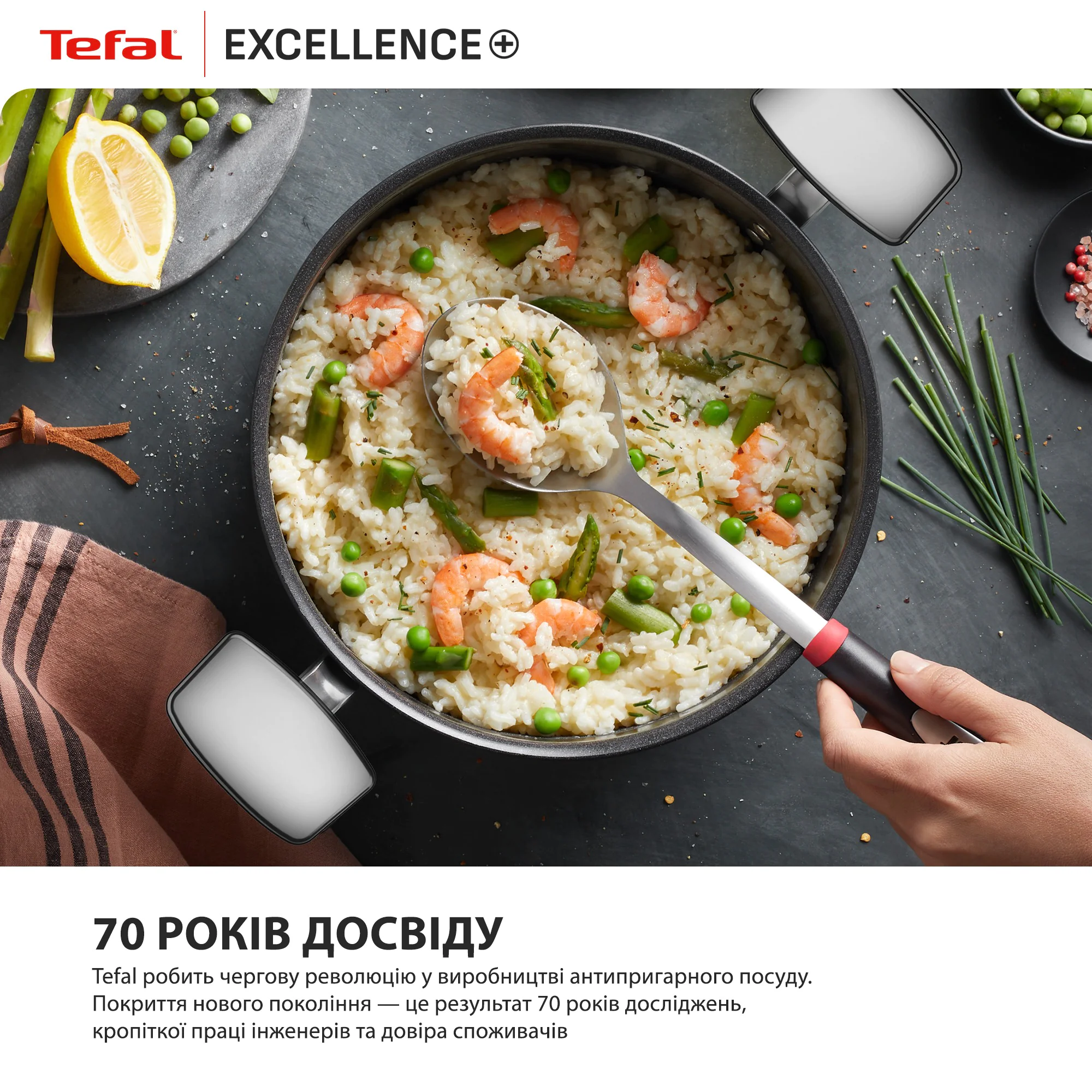 Каструля з кришкою Tefal Excellence+ 20 см (2,7 л) G3284443
