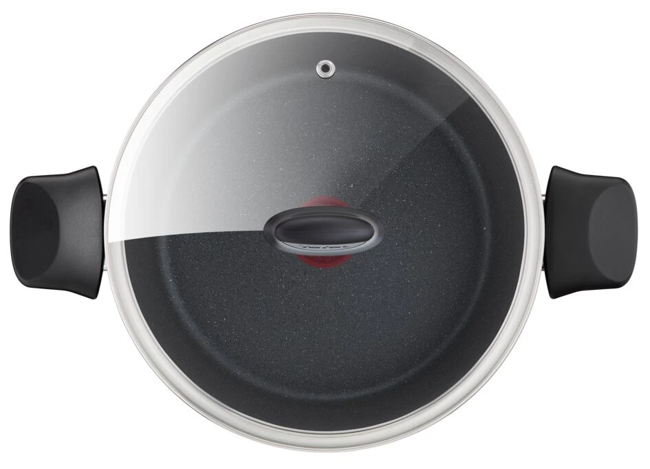 Каструля з кришкою Tefal Hard Stone 22 см (3.8 л) D4564553