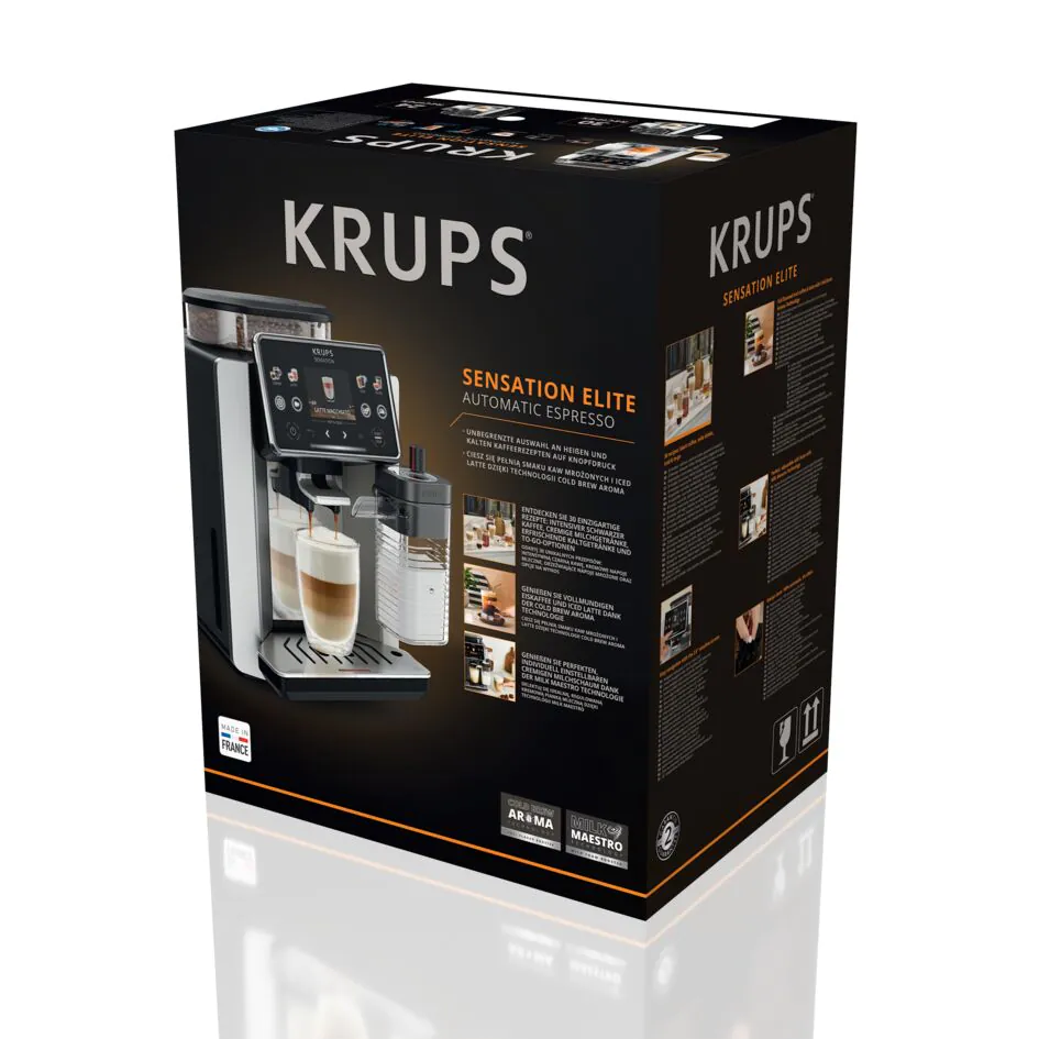 Кавомашина Krups Sensation Elite Hot & Cold EA918GE0