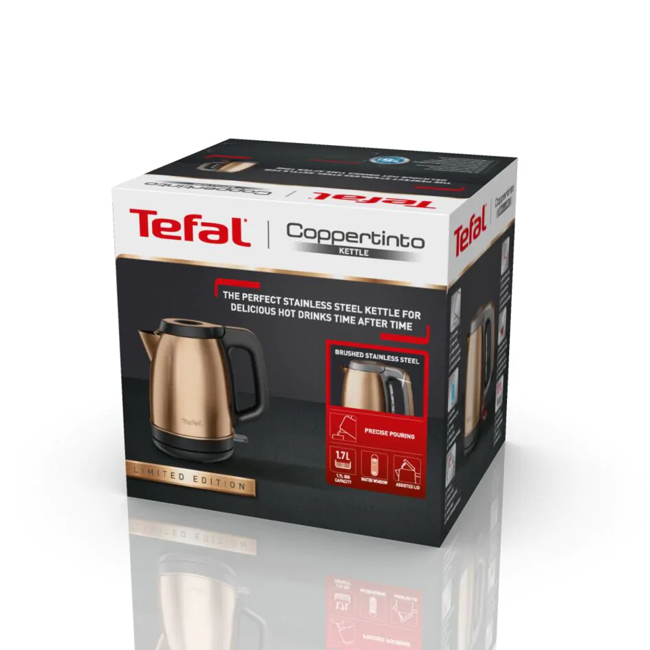 Електрочайник Tefal Coppertinto KI280G10
