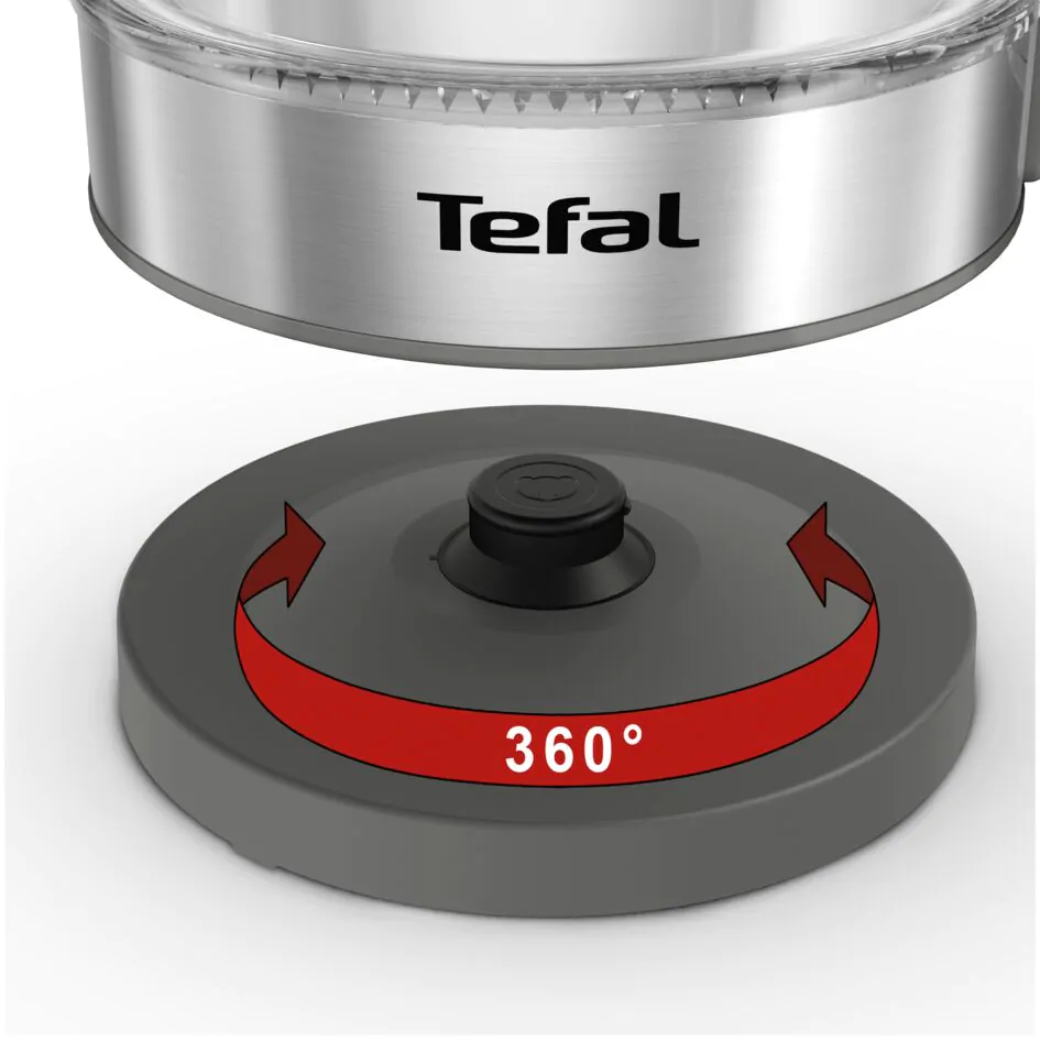 Електрочайник Tefal GLASS KETTLE KI740B30