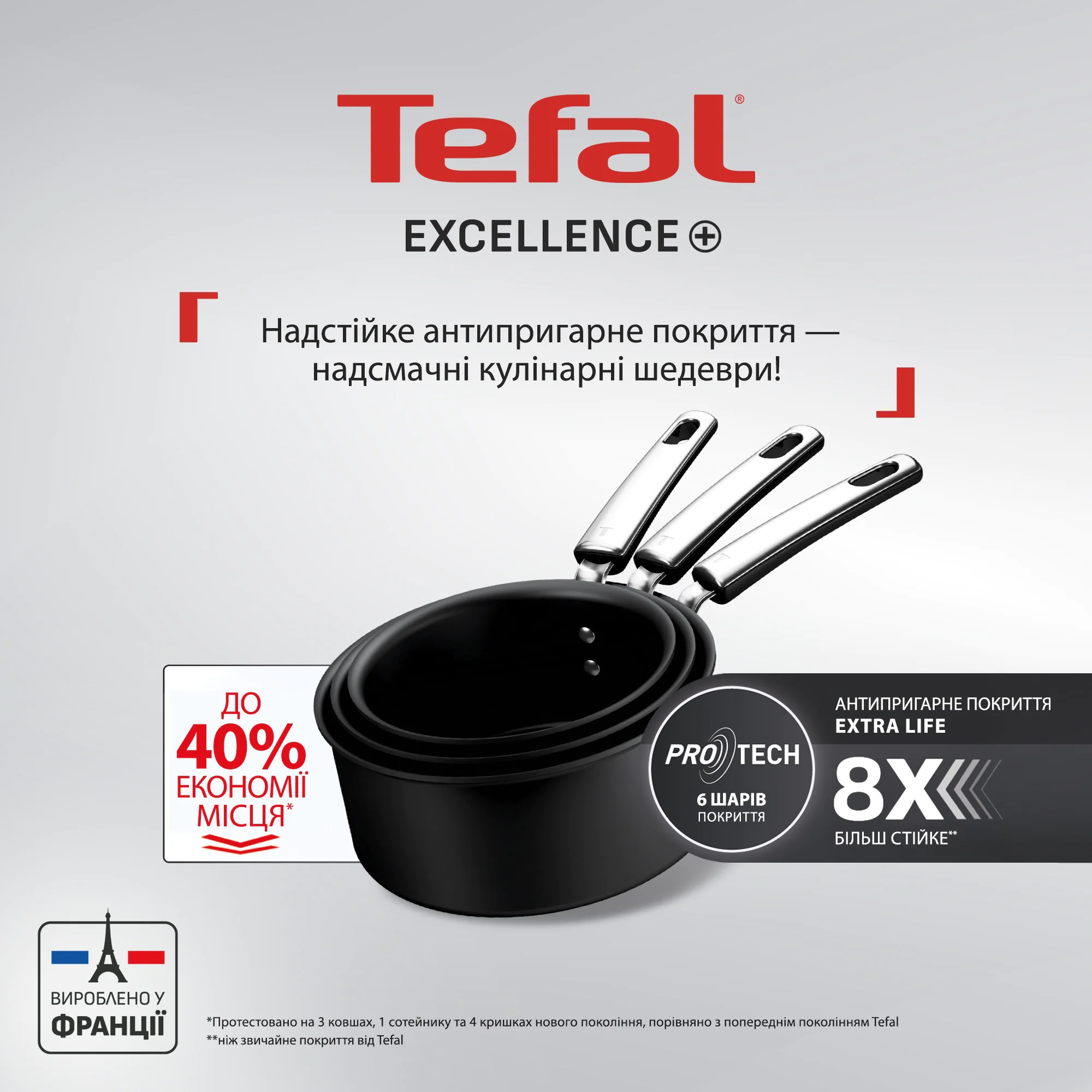 Ківш з кришкою Tefal Excellence+ 16 см (1,7 л) G3282253