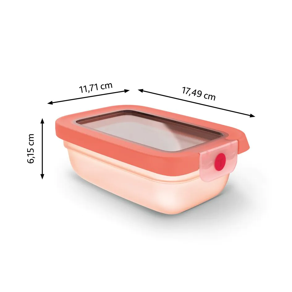 Контейнер прямокутний Tefal oneClick 0.5 л N1210210