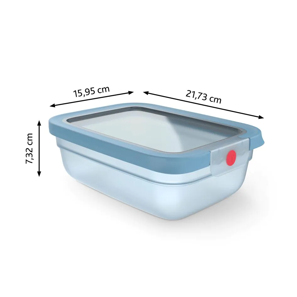 Контейнер прямокутний Tefal oneClick 1.2 л N1210710