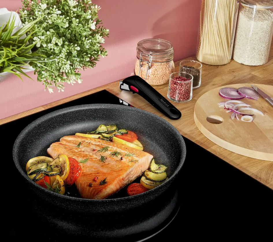 Набір посуду Tefal Ingenio Black Stone 7 предметів L3998702