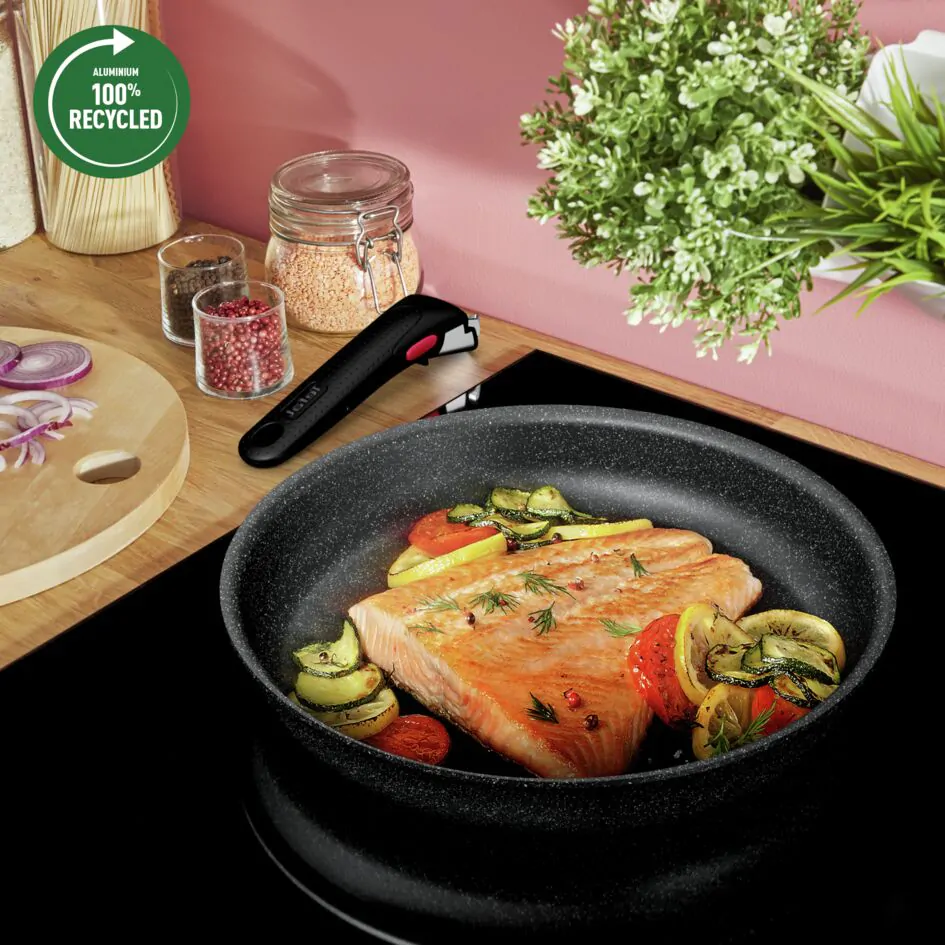 Набір посуду Tefal Ingenio Black Stone 7 предметів L3998702