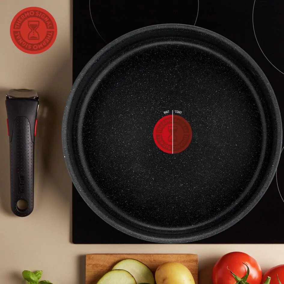 Набір посуду Tefal Ingenio Black Stone 7 предметів L3998702