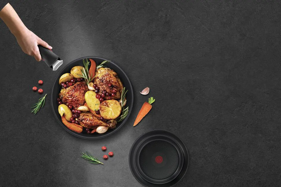 Набір посуду Tefal Ingenio Black Stone 7 предметів L3998702