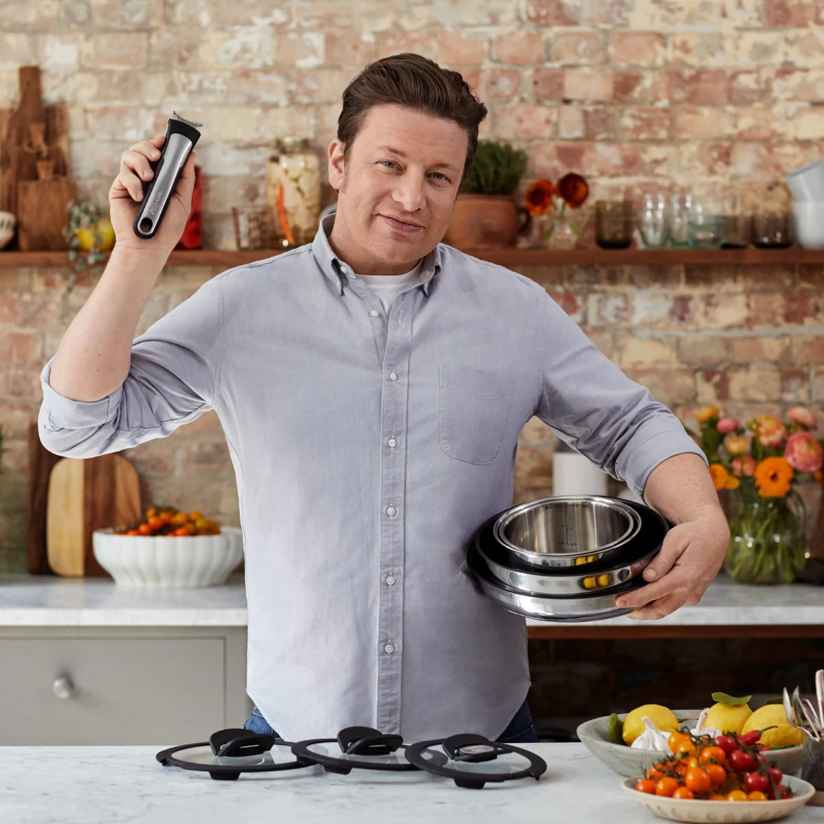Набір посуду з 3 предметів Tefal Ingenio by JAMIE OLIVER L9569432