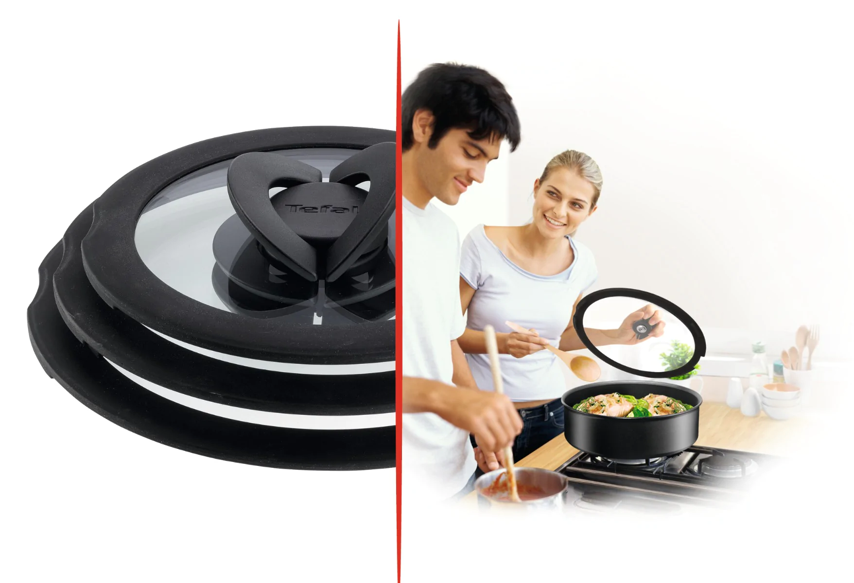 Кришка скляна Tefal Ingenio 16 см L9936182
