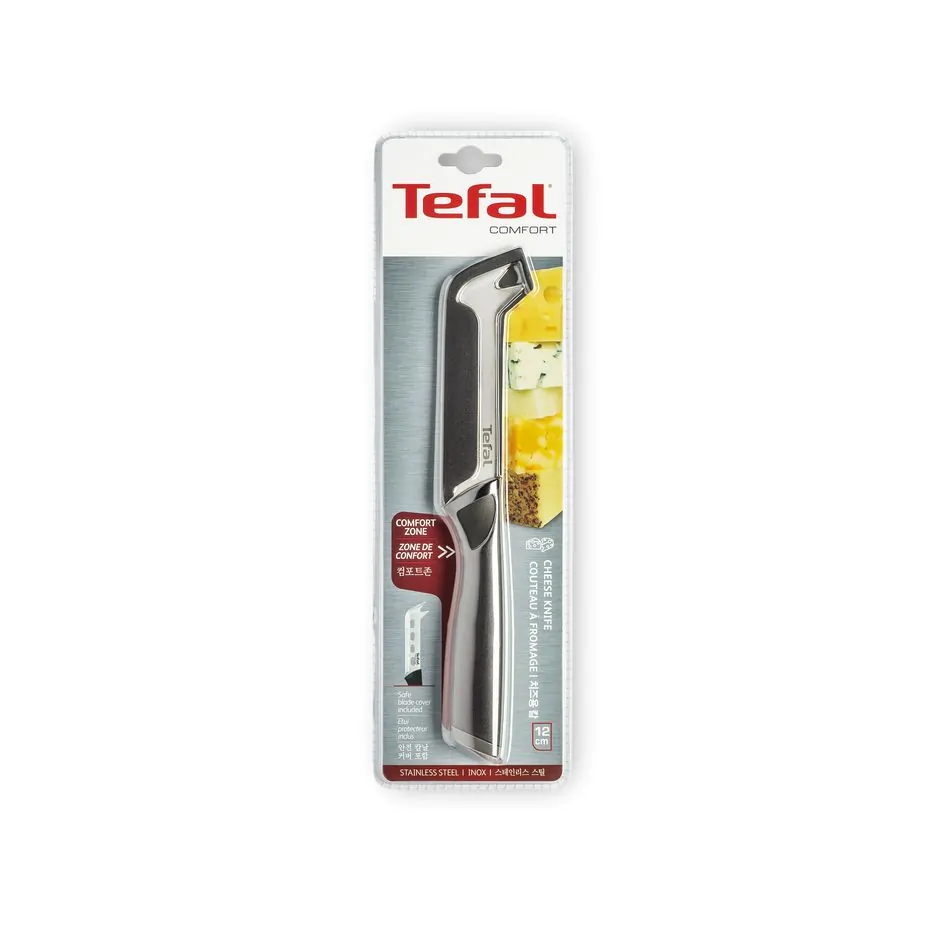 Ніж для сиру Tefal Comfort з чохлом 12 см K2213374