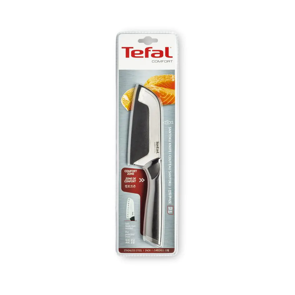 Ніж Tefal Comfort сантоку з чохлом 12.5 см K2213674