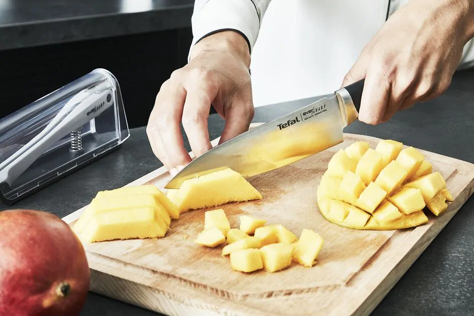 Ніж Tefal Eversharp 16,5 см з чохлом-точилом K2569004