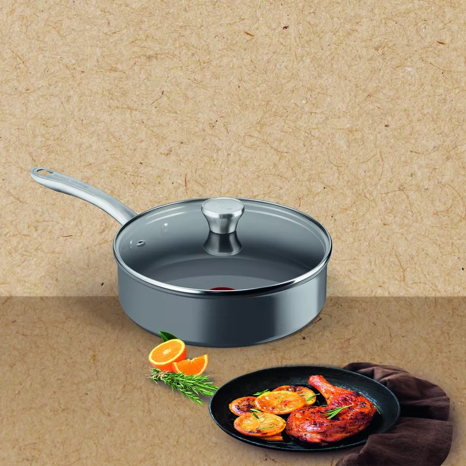 Сотейник з кришкою Tefal Renew +  24 см C4243253