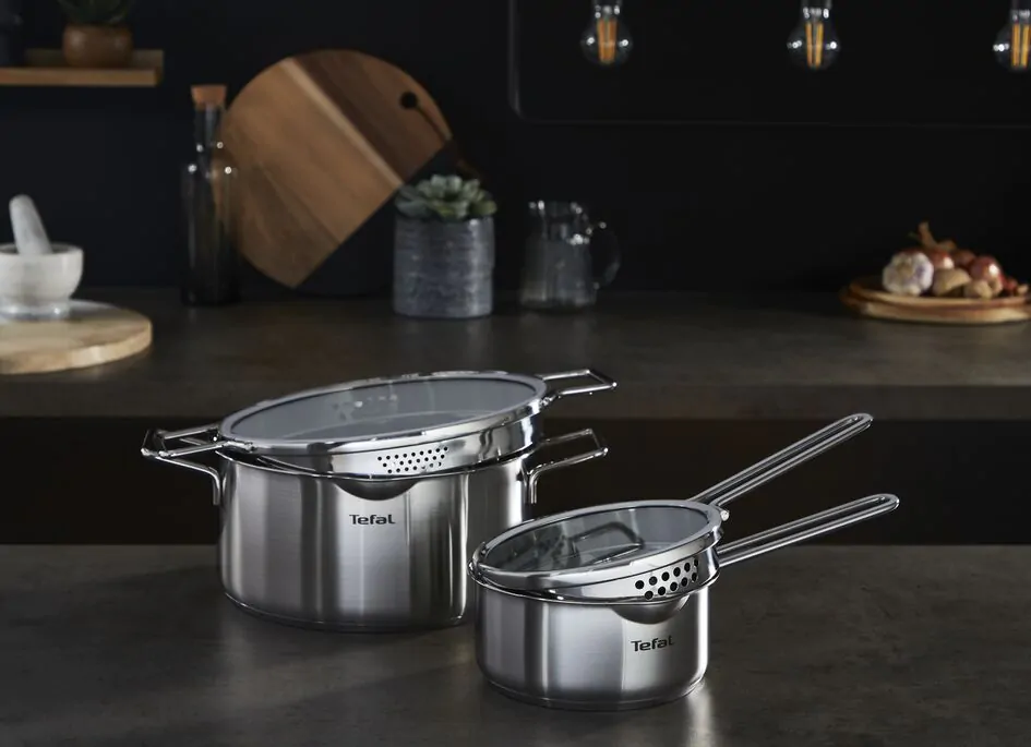 Набір посуду з 10 предметів Tefal Nordica H852SA55