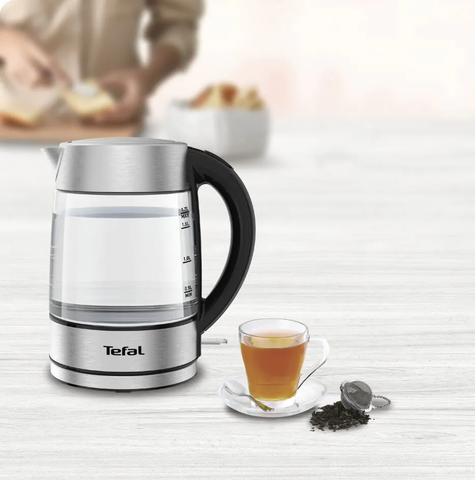 Електрочайник Tefal GLASS KETTLE KI772D38