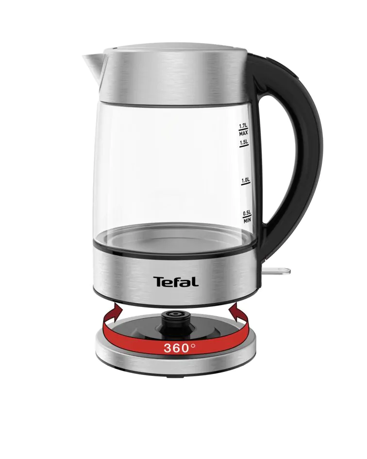 Електрочайник Tefal GLASS KETTLE KI772D38