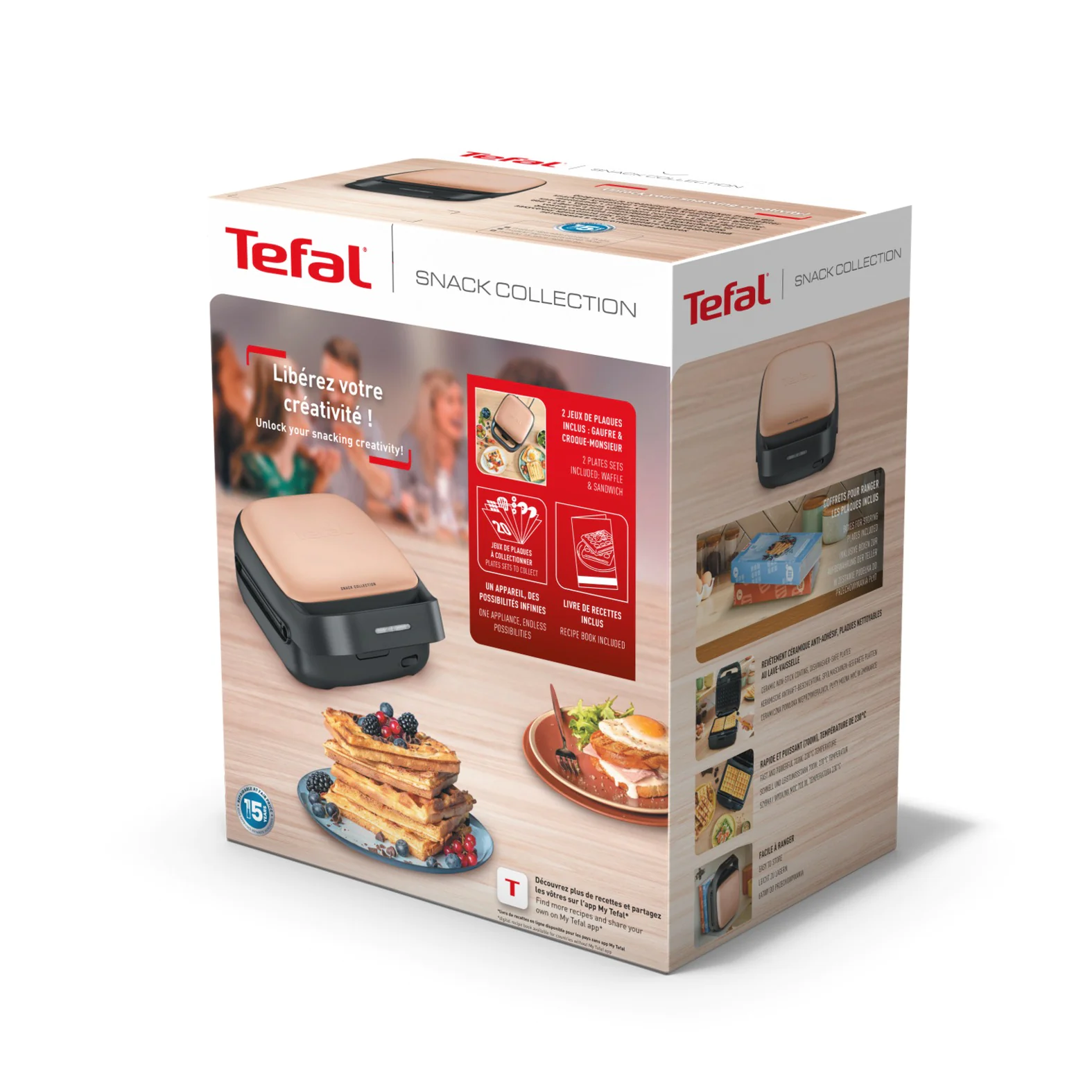 Мультимейкер Tefal Snack Collection SW863JF0