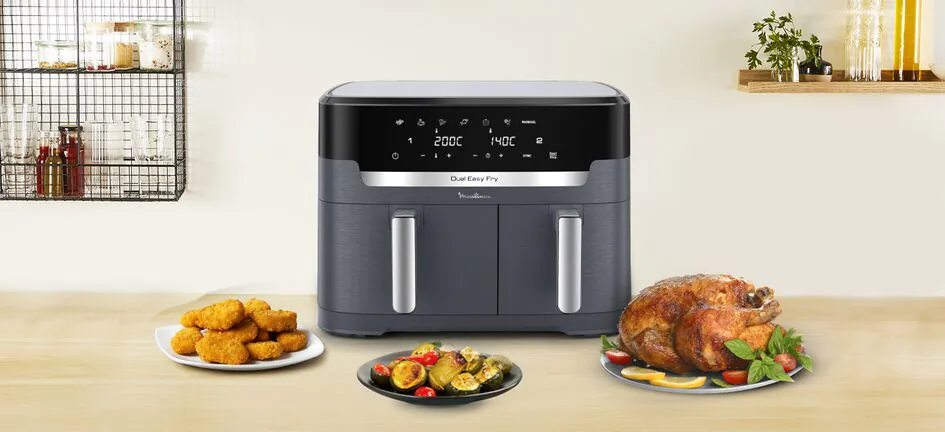 ᐉ Мультипіч (Аерогриль) Moulinex Dual Easy Fry XXL EZ942BF0