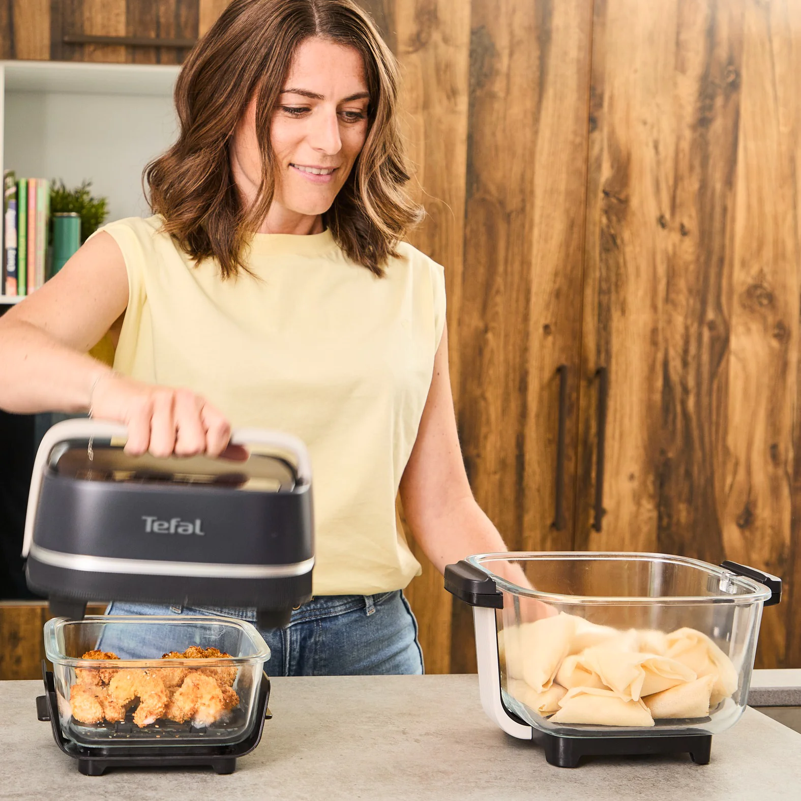 Мультипіч (Аерогриль) Tefal Crisp&Go Black Night FB7018E0