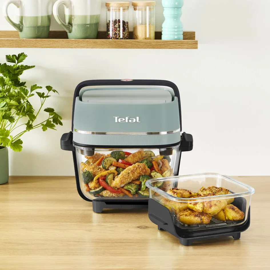 Мультипіч (Аерогриль) Tefal Crisp&Go Eucalyptus FB7014E0