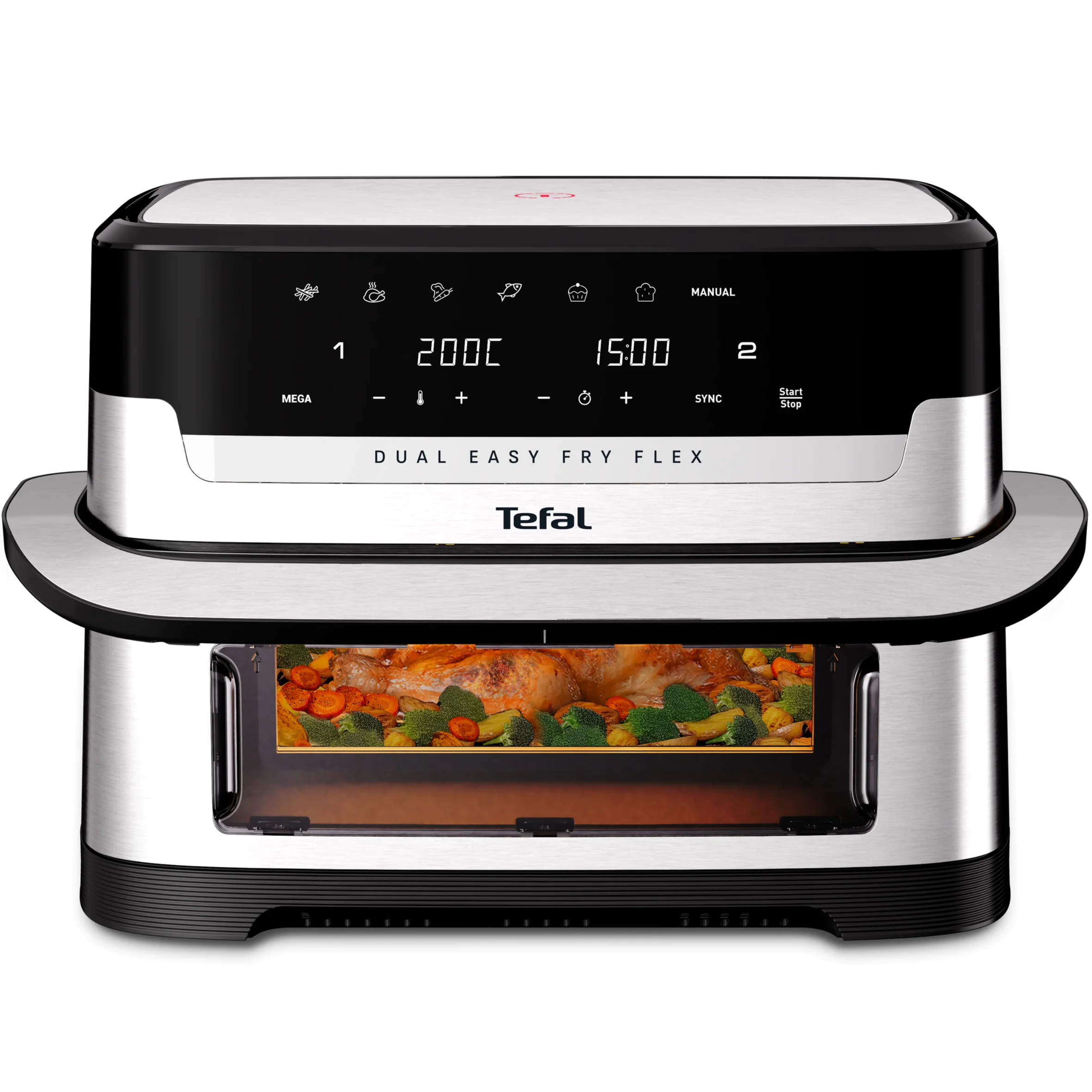 ᐉ Мультипіч (Аерогриль) Tefal Dual Easy Fry Flex EY922DE0