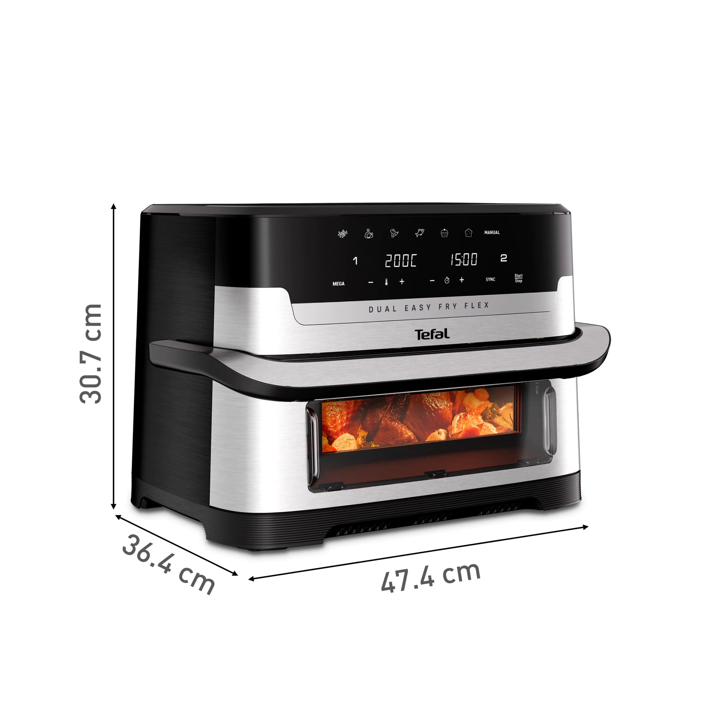 Мультипіч (Аерогриль) Tefal Dual Easy Fry Flex EY922DE0