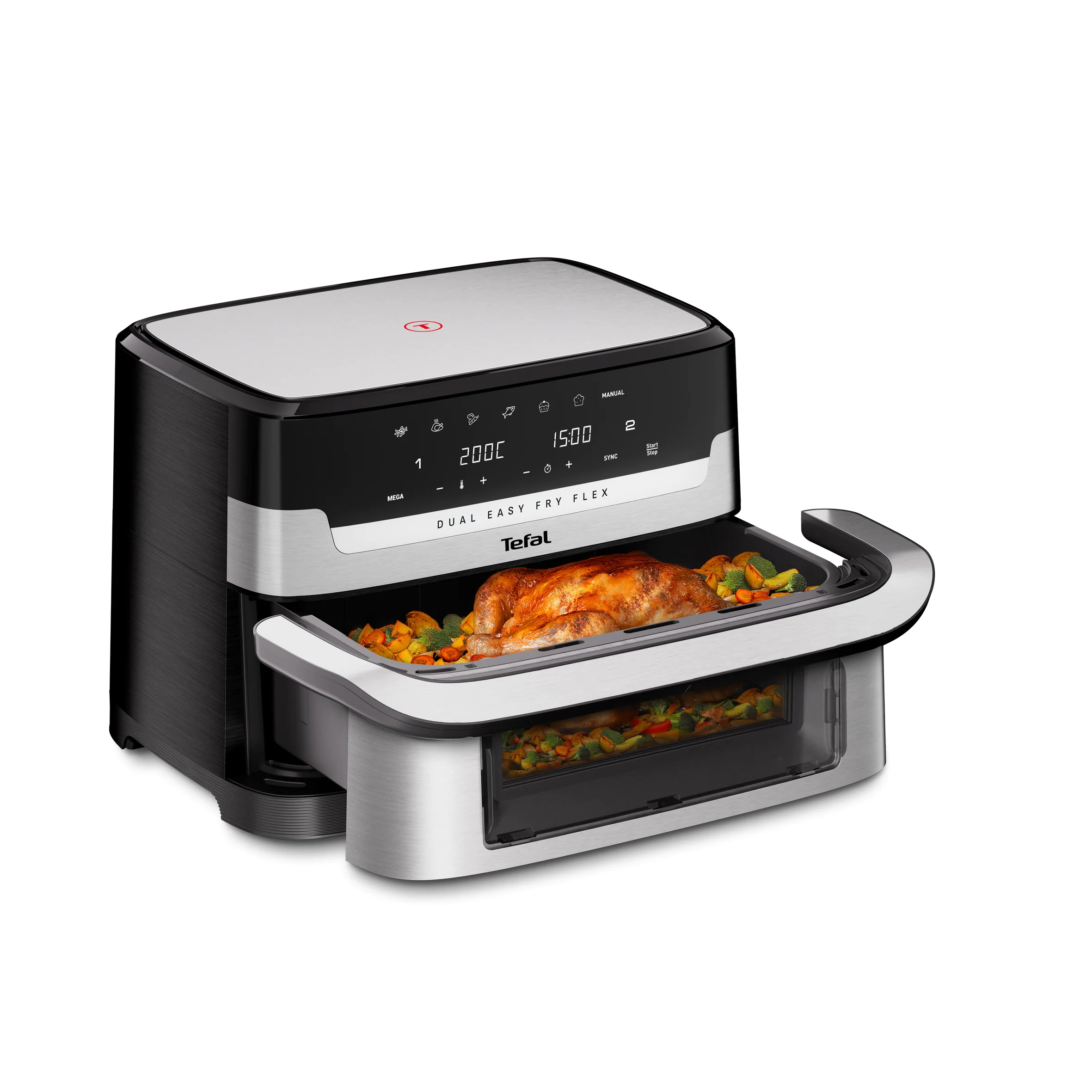 Мультипіч (Аерогриль) Tefal Dual Easy Fry Flex EY922DE0