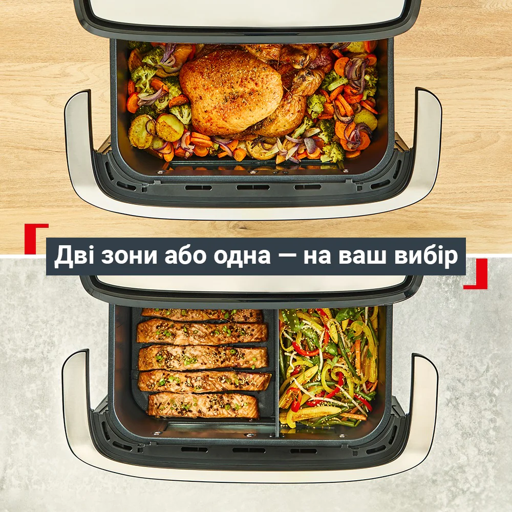 ᐉ Мультипіч (Аерогриль) Tefal Dual Easy Fry Flex EY922DE0